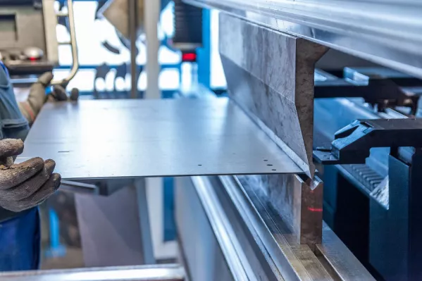 The process of sheet metal forming